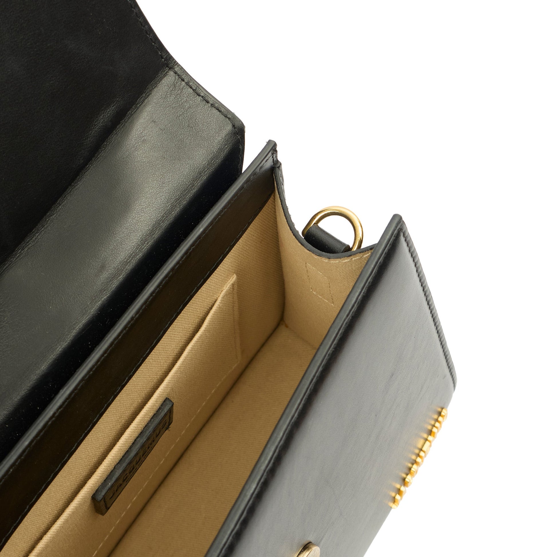 Jacquemus Top Handle Le Chiquito in Black, Leather — Alternate View 11