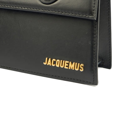 Jacquemus Top Handle Le Chiquito in Black, Leather — Alternate View 12