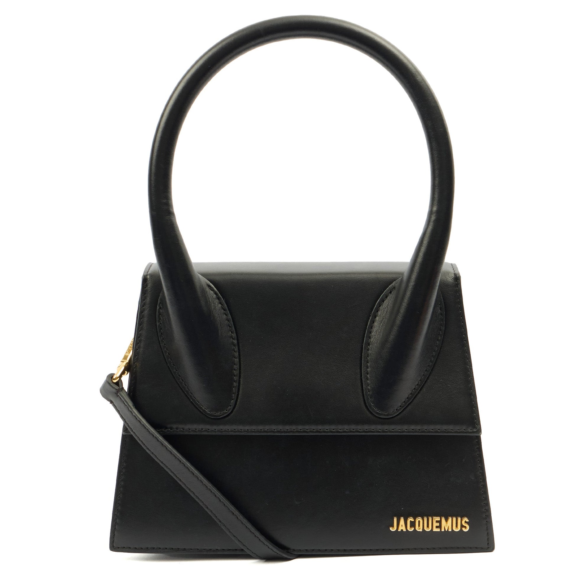 Jacquemus Top Handle Le Chiquito in Black, Leather — Alternate View 13