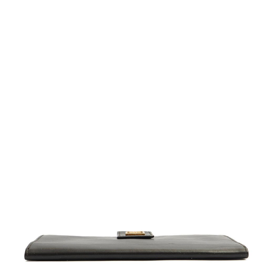 Givenchy Wallet Wallet in Black, Box Calfskin — Top View
