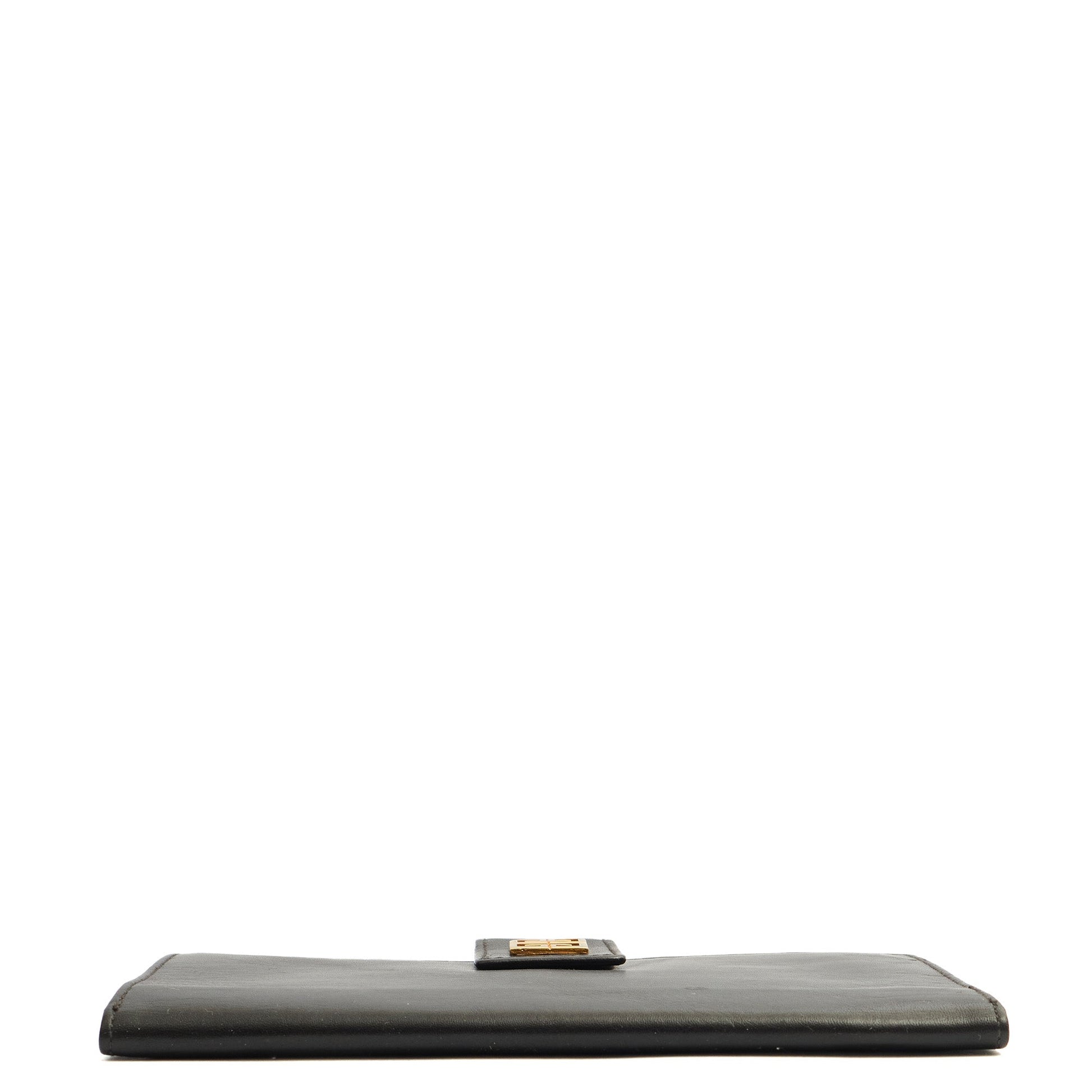 Givenchy Wallet Wallet in Black, Box Calfskin — Top View