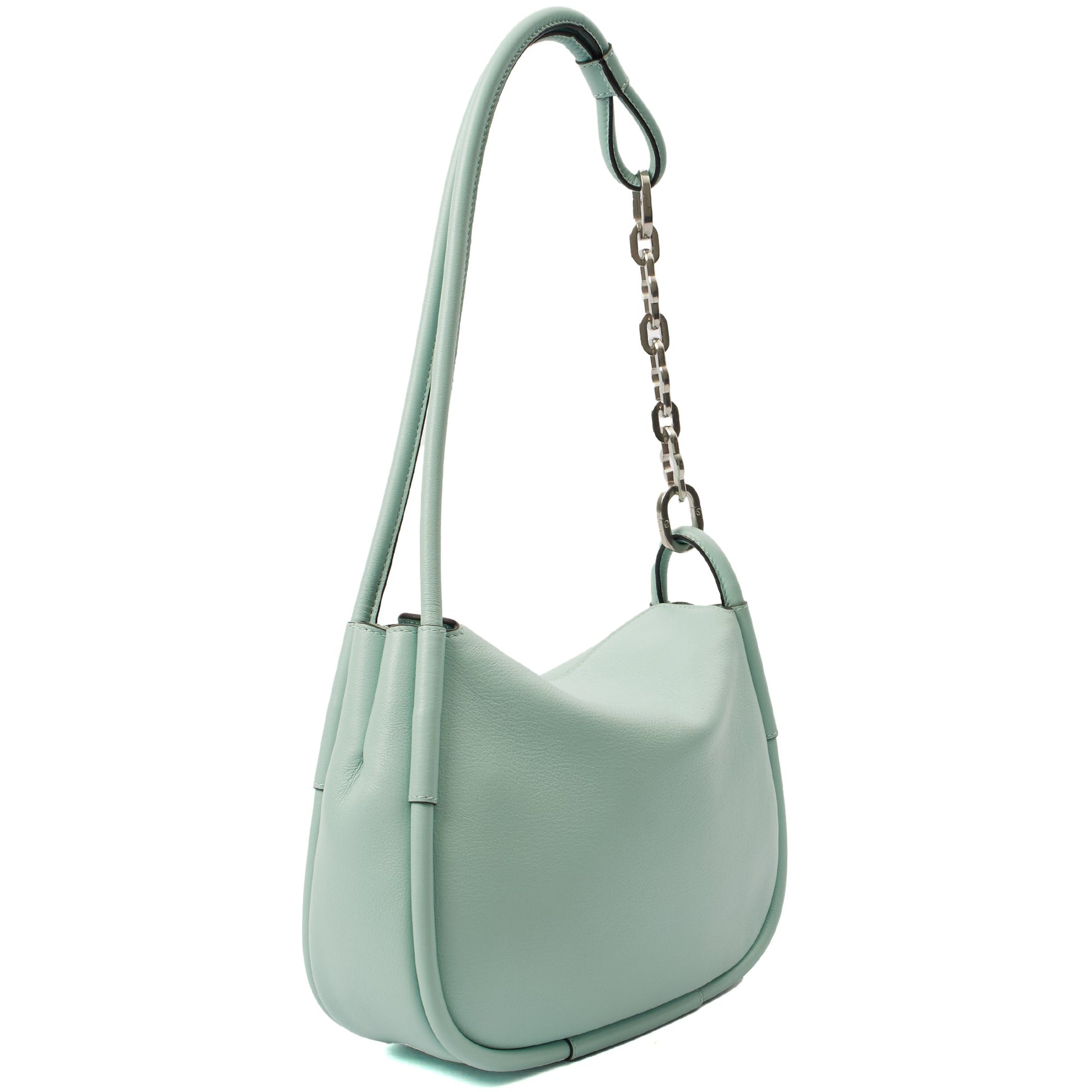 Mulberry Shoulder Bag Link Shoulder Bag in Green, Leather — Alternate View 14