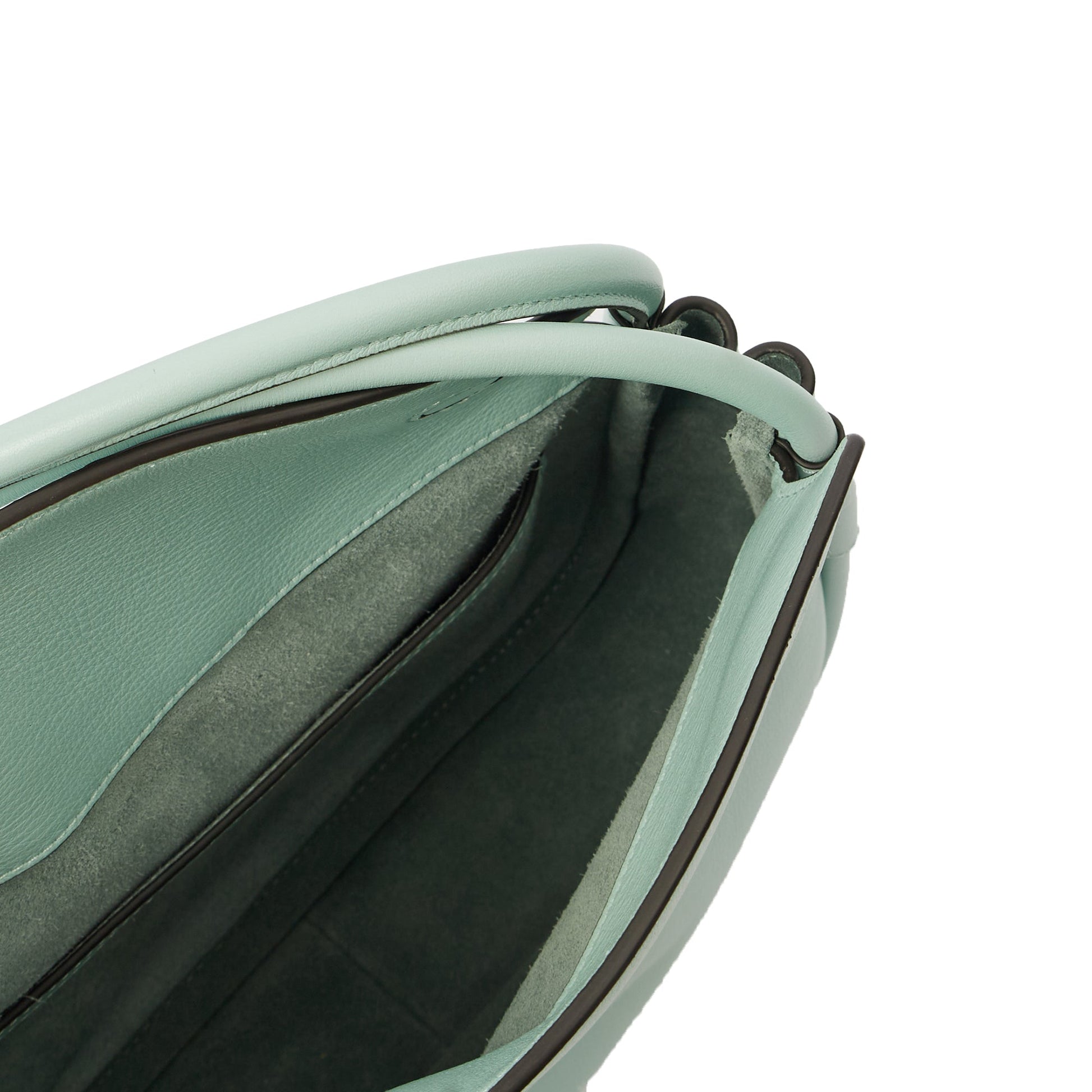 Mulberry Shoulder Bag Link Shoulder Bag in Green, Leather — Detail View