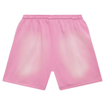 Hellstar x Complex Sports Flame Shorts 'Pink' — XXS — Side View