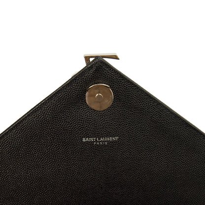 Saint Laurent Shoulder Bag Envelope - Large in Black, Calfskin Leather — Alternate View 18