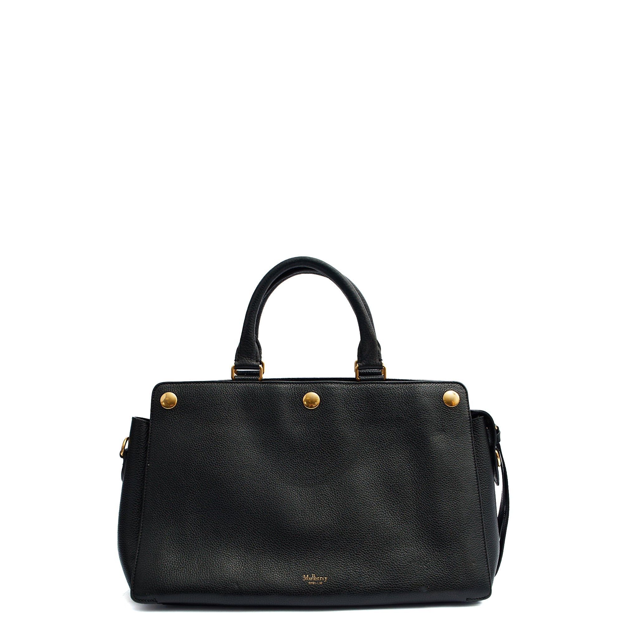 Mulberry Cross Body Chester in Black, Leather — Alternate View 8