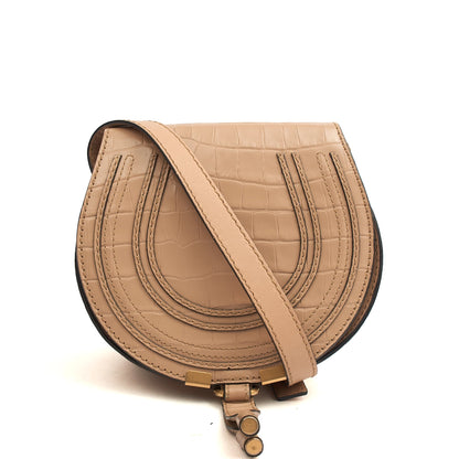 Chloe Cross Body Marcie - Small in Neutral, Exotic Effect Leather — Alternate View 7
