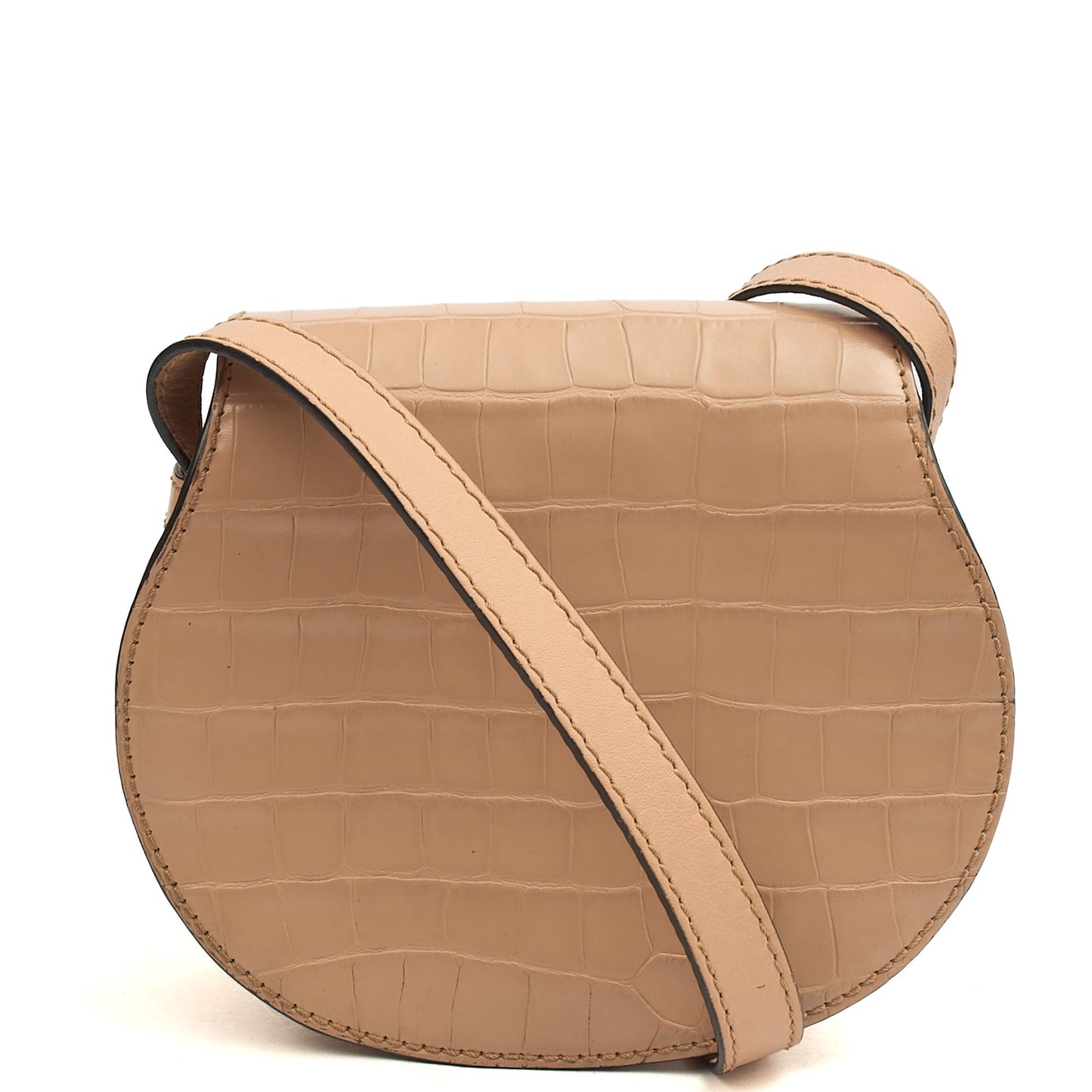 Chloe Cross Body Marcie - Small in Neutral, Exotic Effect Leather — Alternate View 9