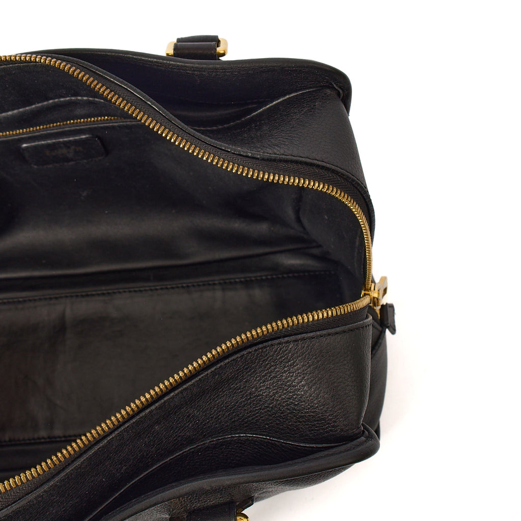Loewe Tote Amazona 36 in Black, Leather — Alternate View 7