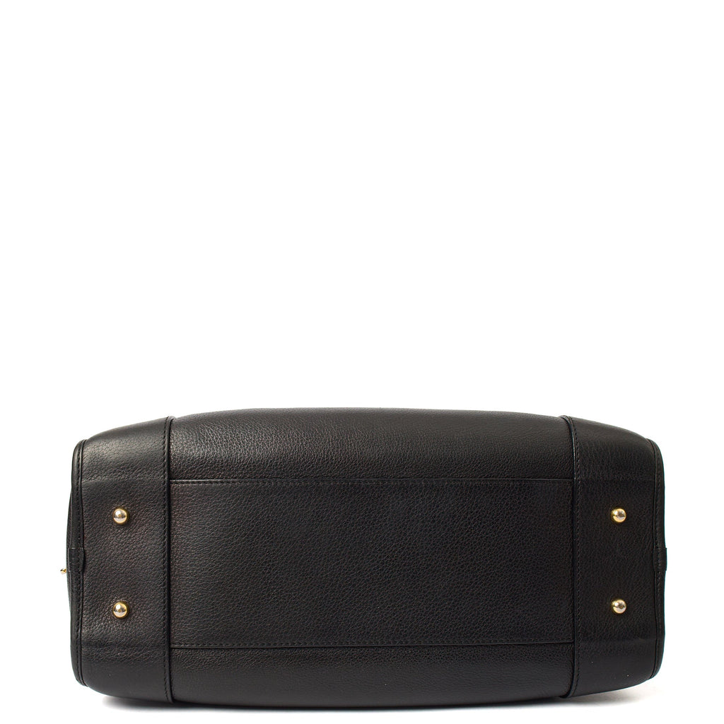 Loewe Tote Amazona 36 in Black, Leather — Detail View