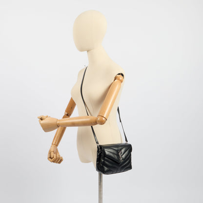 Saint Laurent Mini Bag LouLou - Toy in Black, Leather — Lifestyle View