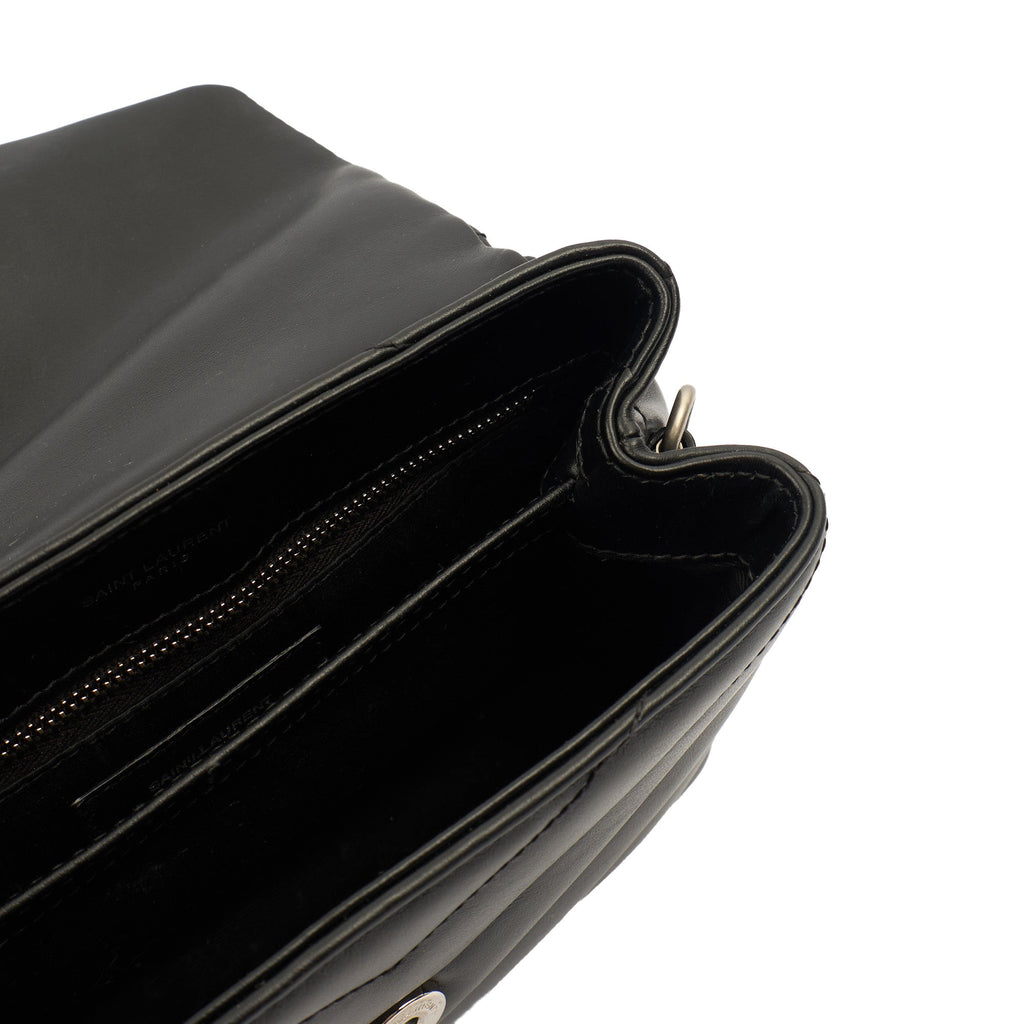 Saint Laurent Mini Bag LouLou - Toy in Black, Leather — Alternate View 8