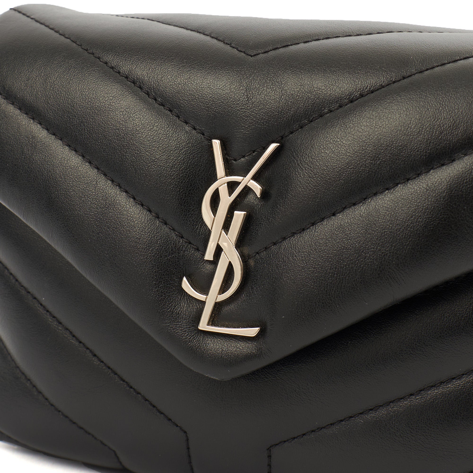 Saint Laurent Mini Bag LouLou - Toy in Black, Leather — Alternate View 7