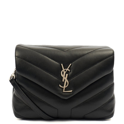 Saint Laurent Mini Bag LouLou - Toy in Black, Leather — Front View