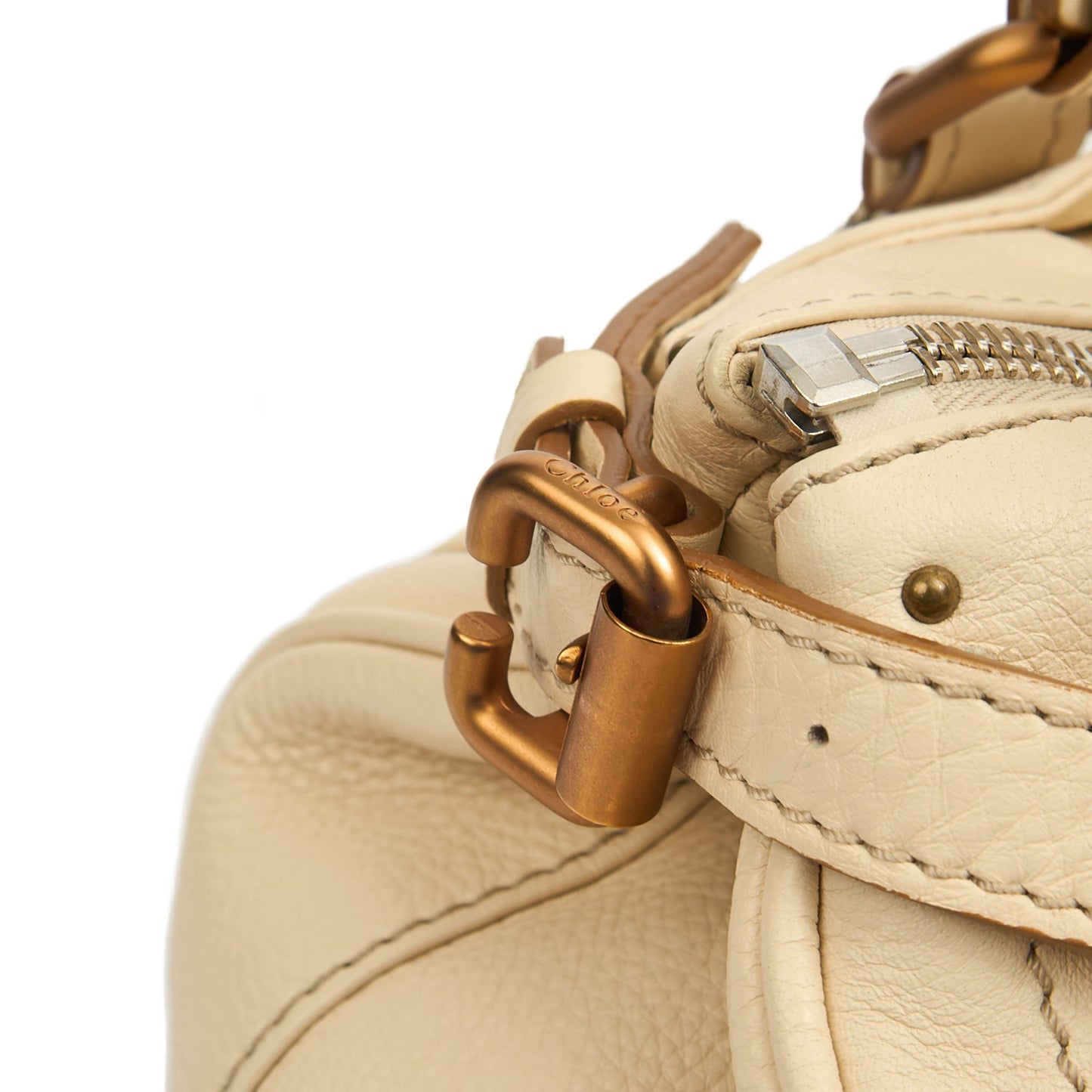 Chloe Shoulder Bag Paddington in cream , leather — Alternate View 20