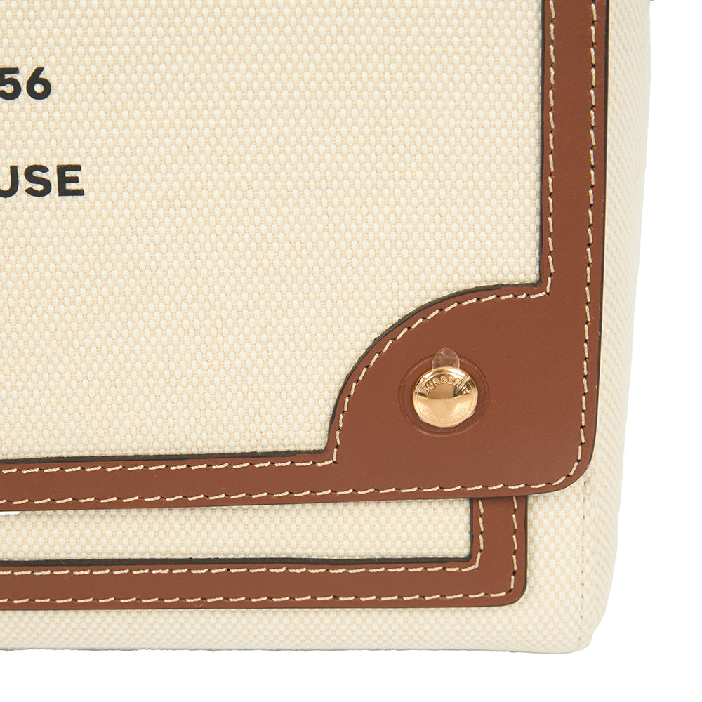 Burberry Shoulder Bag Note Crossbody Bag in Brown, Canvas — Alternate View 7