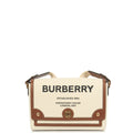 Burberry Shoulder Bag Note Crossbody Bag in Brown, Canvas — Front View