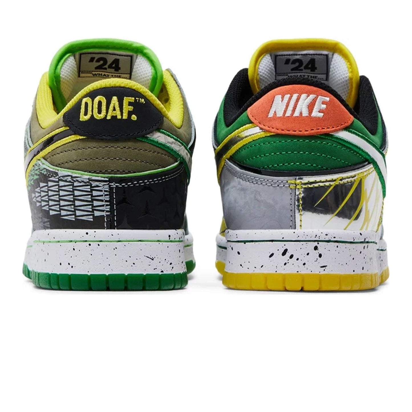Nike Dunk Low 'What the Duck - University of Oregon Away' PE — UK 3 | EU 35.5 | US 3.5 — Detail View