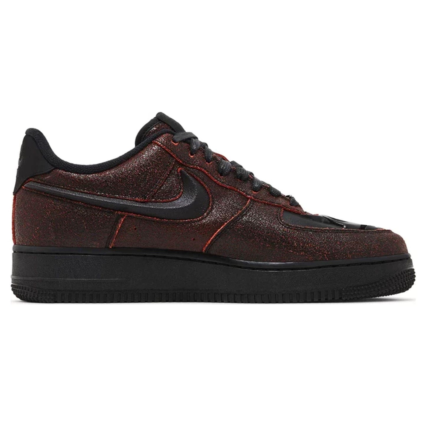 Nike Air Force 1 Low 'Halloween Skull' — UK 3 | EU 35.5 | US 3.5 — Side View