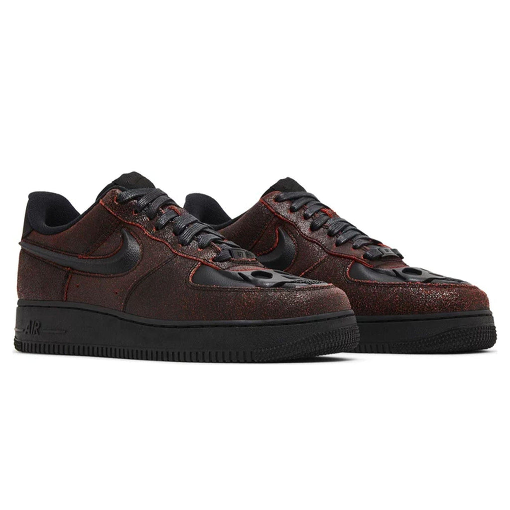 Nike Air Force 1 Low 'Halloween Skull' — UK 3 | EU 35.5 | US 3.5 — Back View