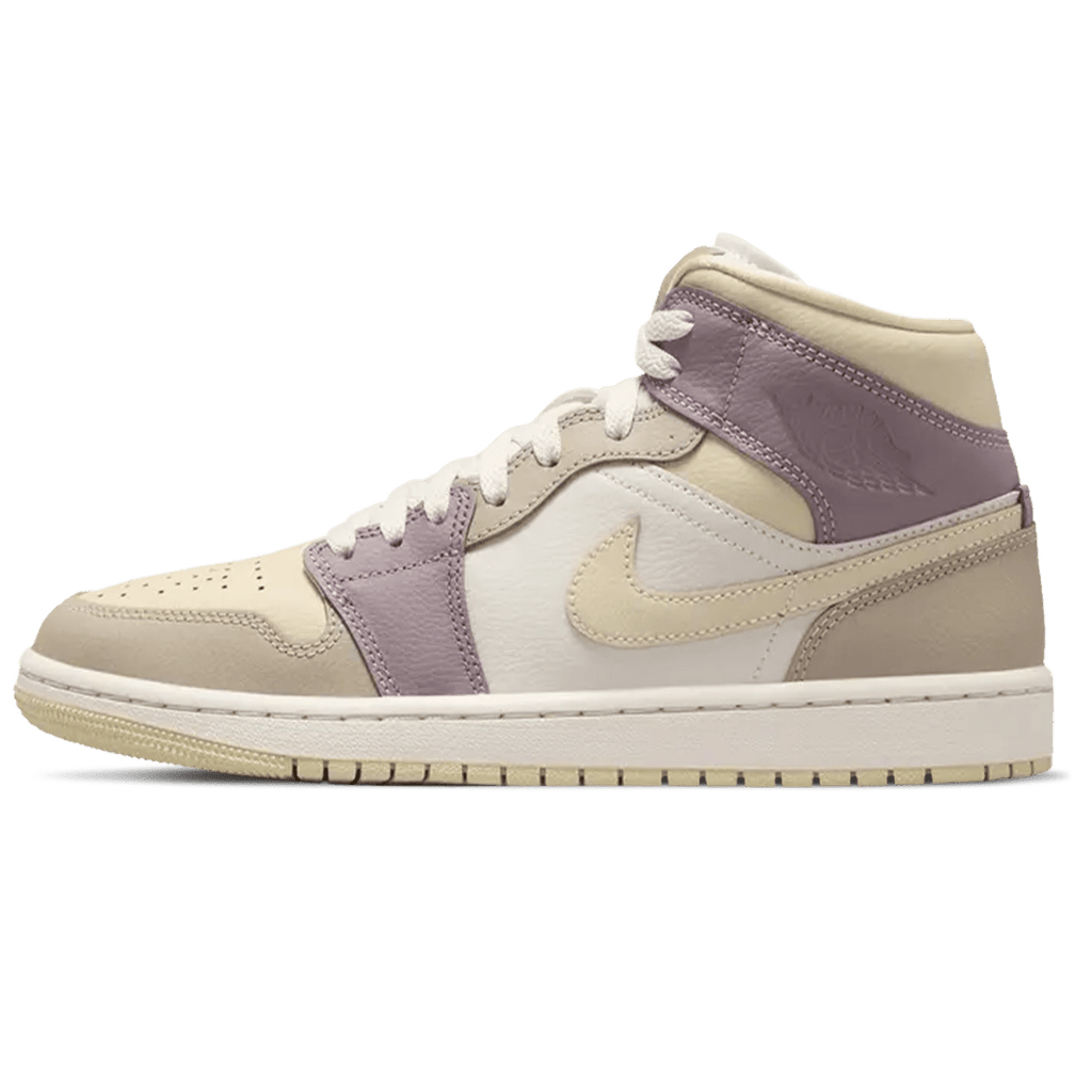 Air Jordan 1 Mid Wmns 'Khaki Taupe Grey' — UK 2.5 | EU 35.5 | US 5 — Front View