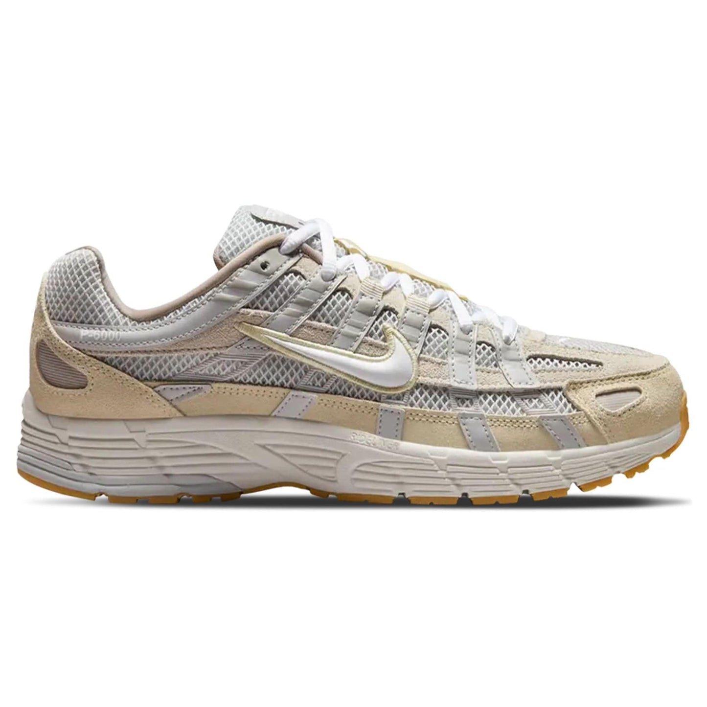 Nike P-6000 Wmns 'Photon Dust Light Khaki' — UK 2.5 | EU 35.5 | US 5 — Side View