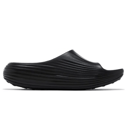 Nike ReactX Rejuven8 Slide 'Triple Black' — UK 3 | EU 35.5 | US 3.5 — Side View