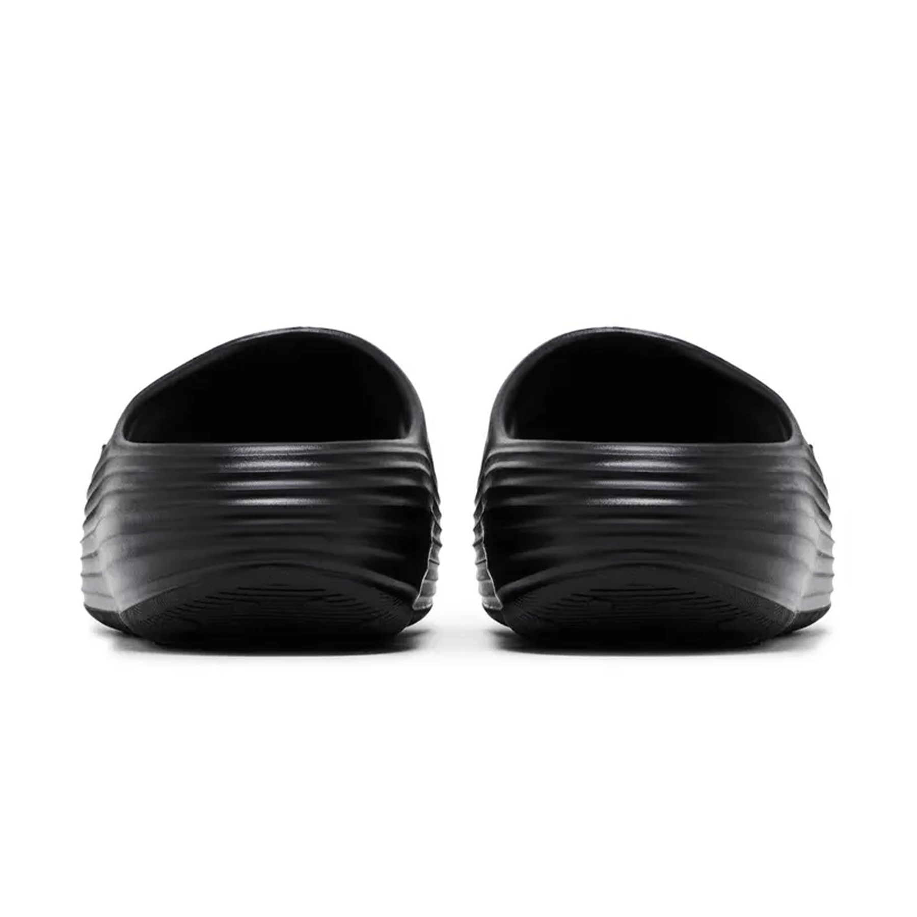 Nike ReactX Rejuven8 Slide 'Triple Black' — UK 3 | EU 35.5 | US 3.5 — Top View