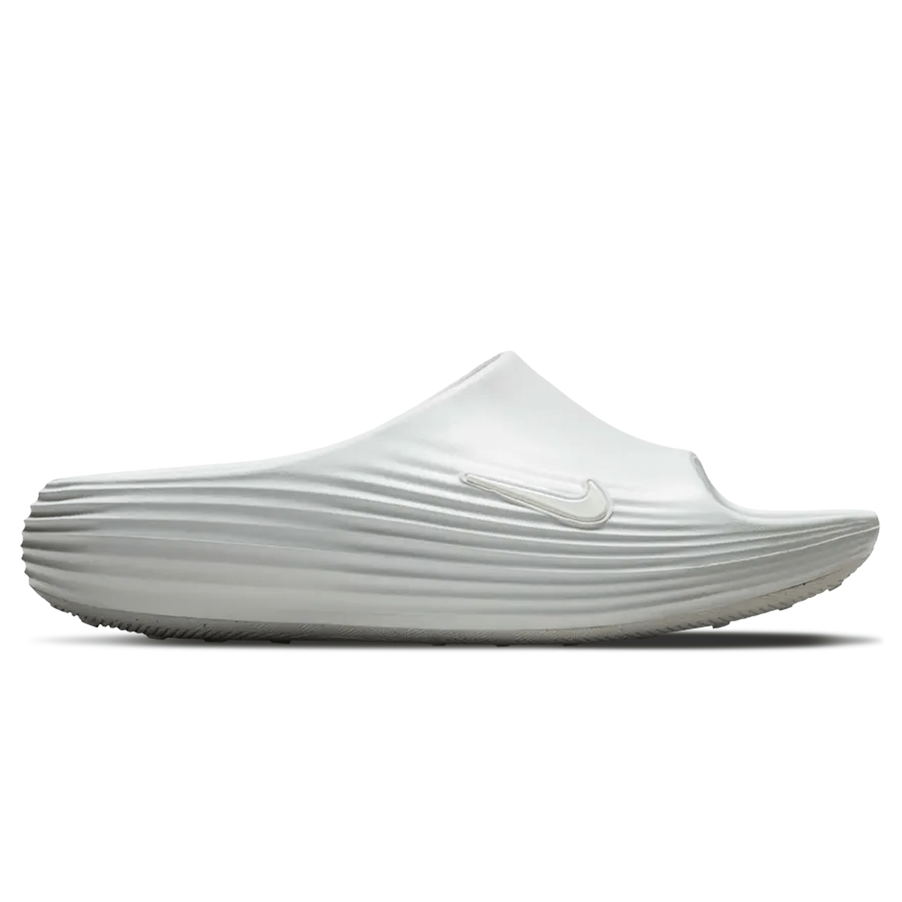 Nike ReactX Rejuven8 Slide 'Summit White' — UK 3 | EU 35.5 | US 3.5 — Side View