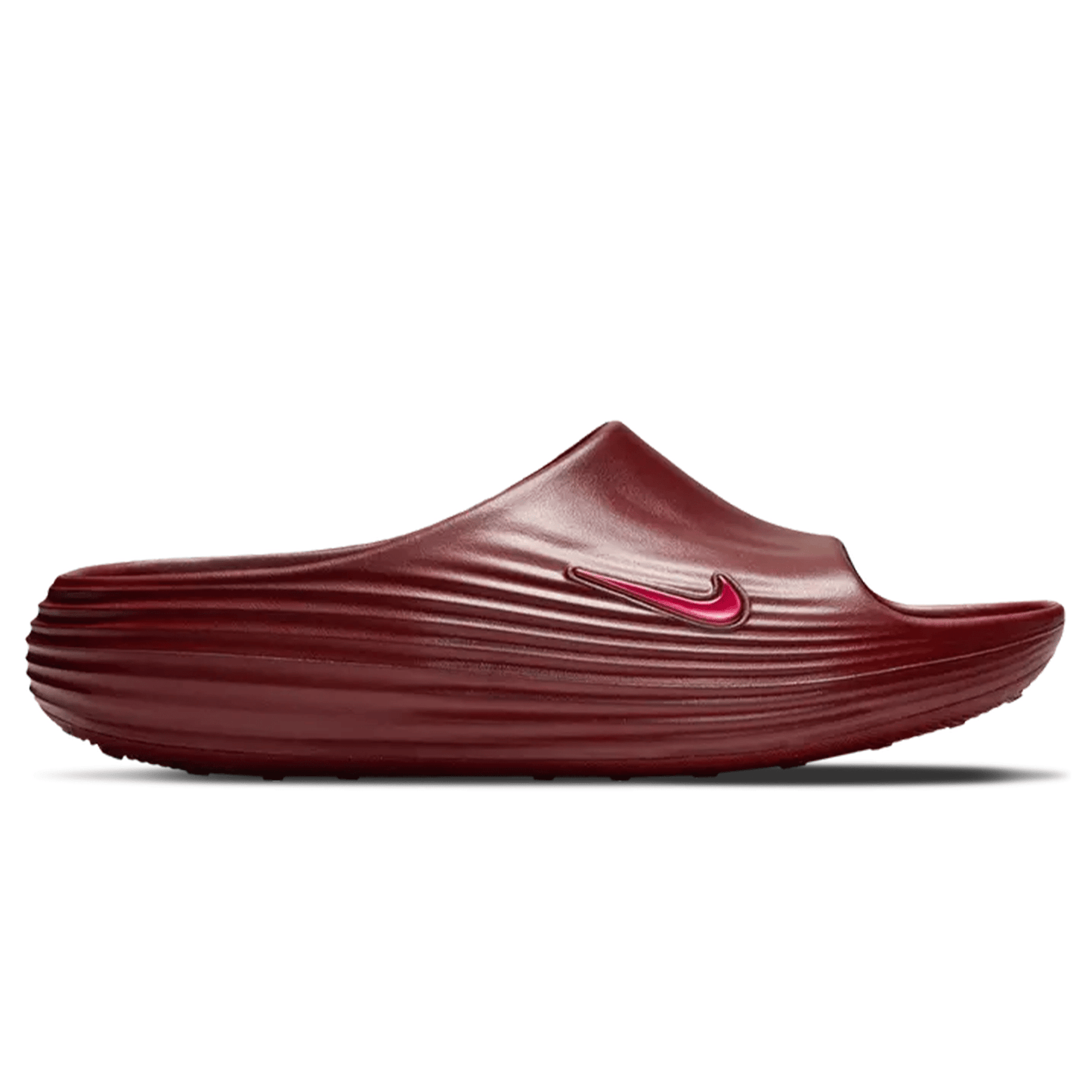 Nike ReactX Rejuven8 Slide 'Team Red' — UK 3 | EU 35.5 | US 3.5 — Side View