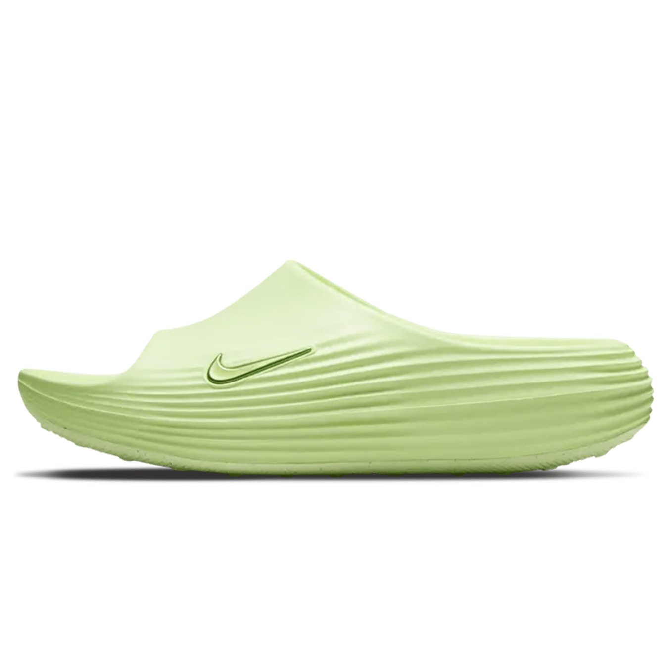 Nike ReactX Rejuven8 Slide 'Barely Volt' — UK 3 | EU 35.5 | US 3.5 — Front View