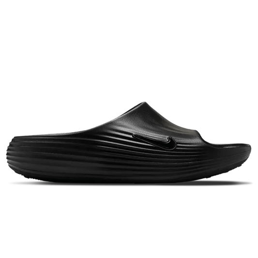 Nike ReactX Rejuven8 Slide Wmns 'Triple Black' — UK 2.5 | EU 35.5 | US 5 — Side View