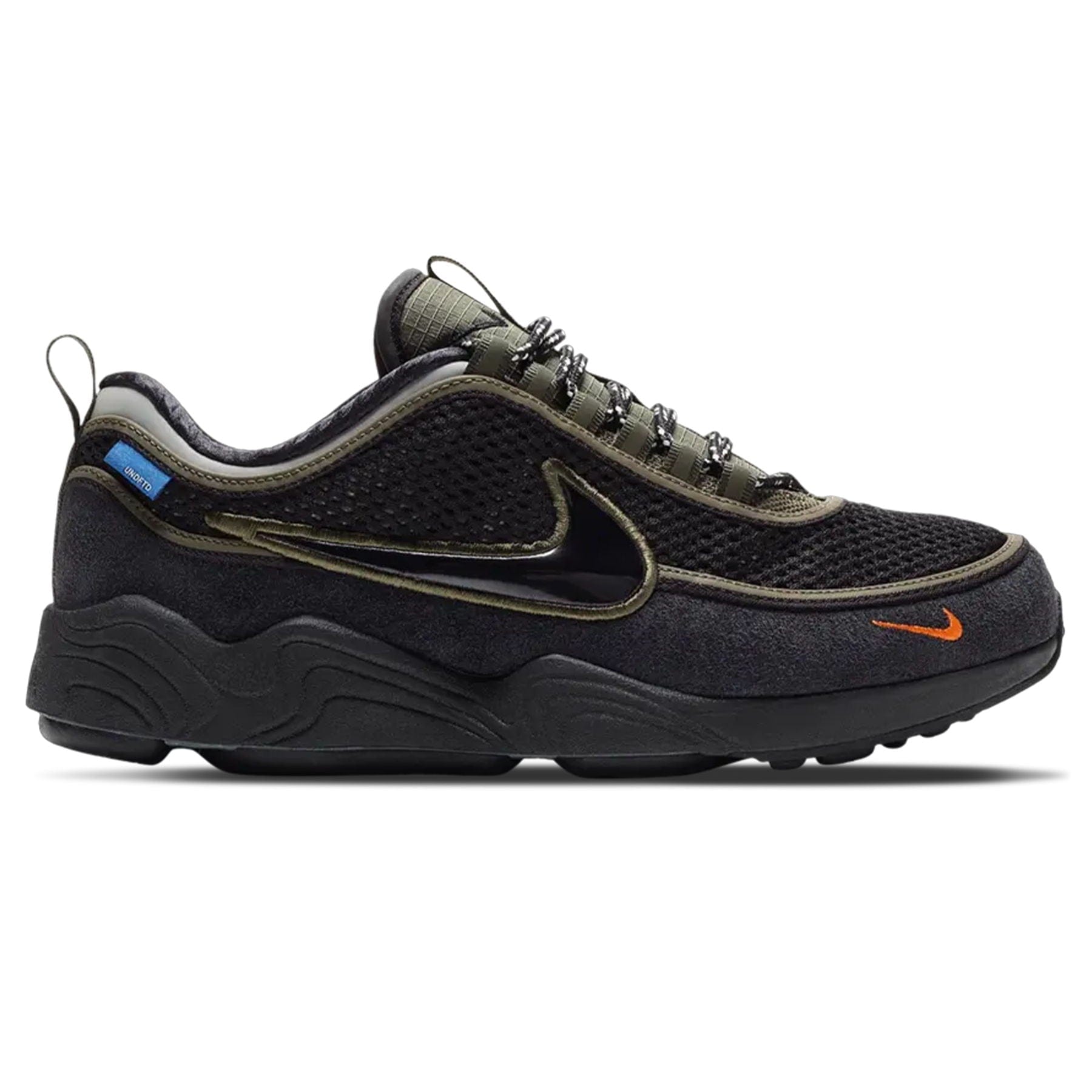 Undefeated x Nike Air Zoom Spiridon SP 'Cargo Khaki' — UK 3 | EU 35.5 | US 3.5 — Side View