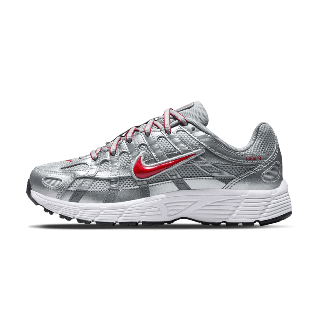 Nike P-6000 GS 'Metallic Silver Gym Red' — UK 13.5 | EU 32 | US 1Y — Front View