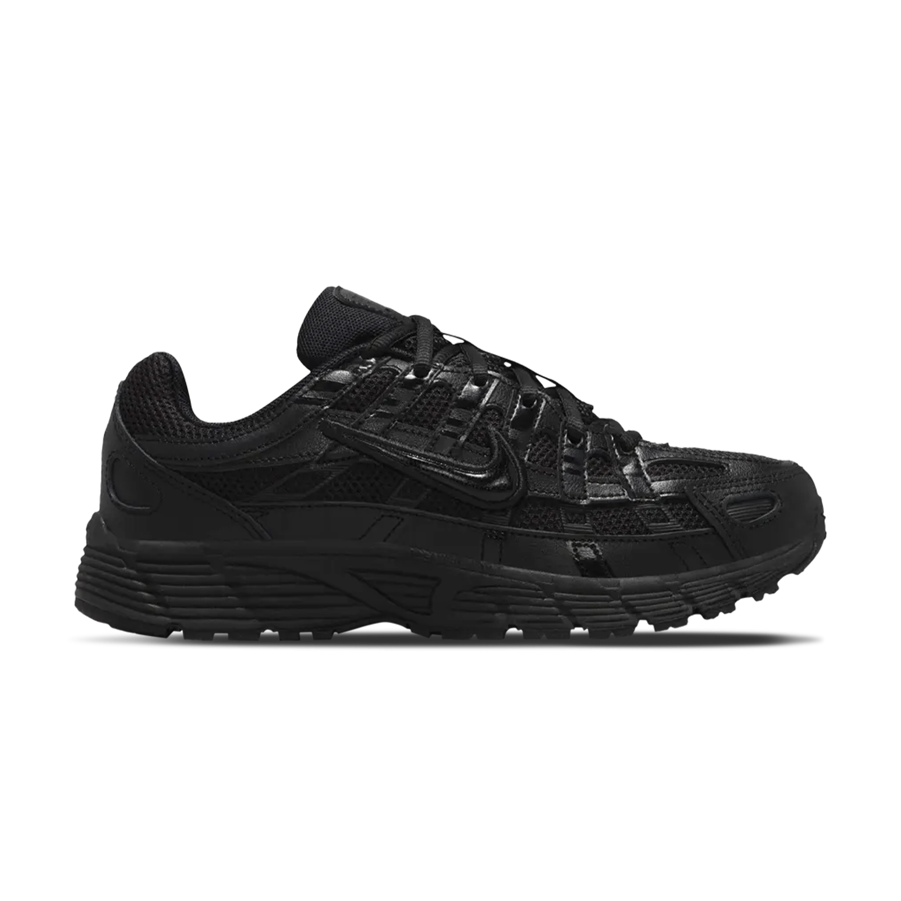 Nike P-6000 GS 'Triple Black' — UK 13.5 | EU 32 | US 1Y — Side View