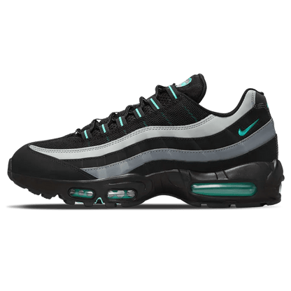 Nike Air Max 95 'Black Aurora Green' — UK 3 | EU 35.5 | US 3.5 — Front View