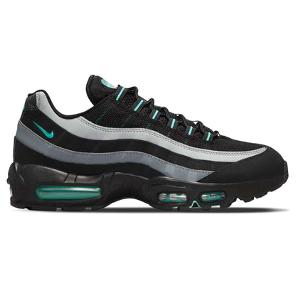 Nike Air Max 95 'Black Aurora Green' — UK 3 | EU 35.5 | US 3.5 — Side View