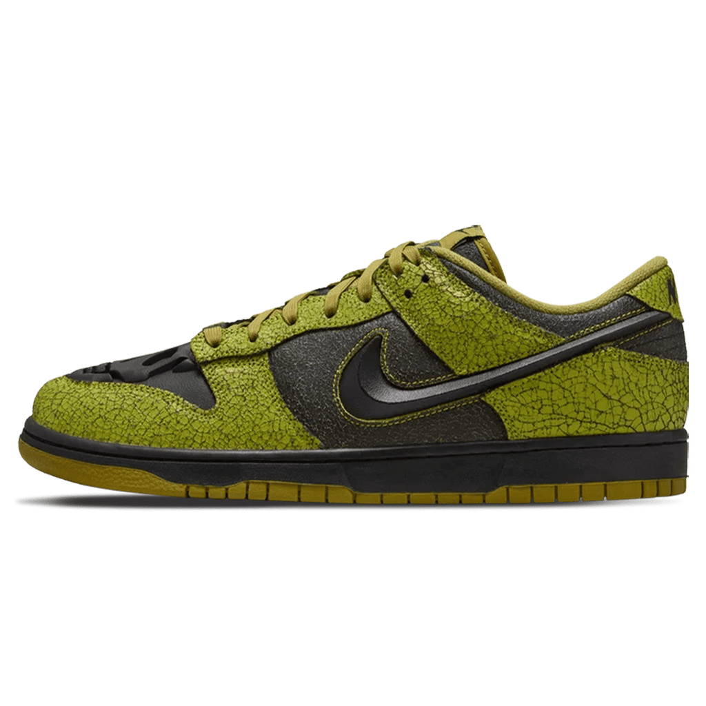 Nike Dunk Low 'Halloween Skull' — UK 3 | EU 35.5 | US 3.5 — Front View