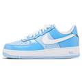 Nike Air Force 1 '07 LV8 'Psychic Blue Patent' — UK 3 | EU 35.5 | US 3.5 — Front View