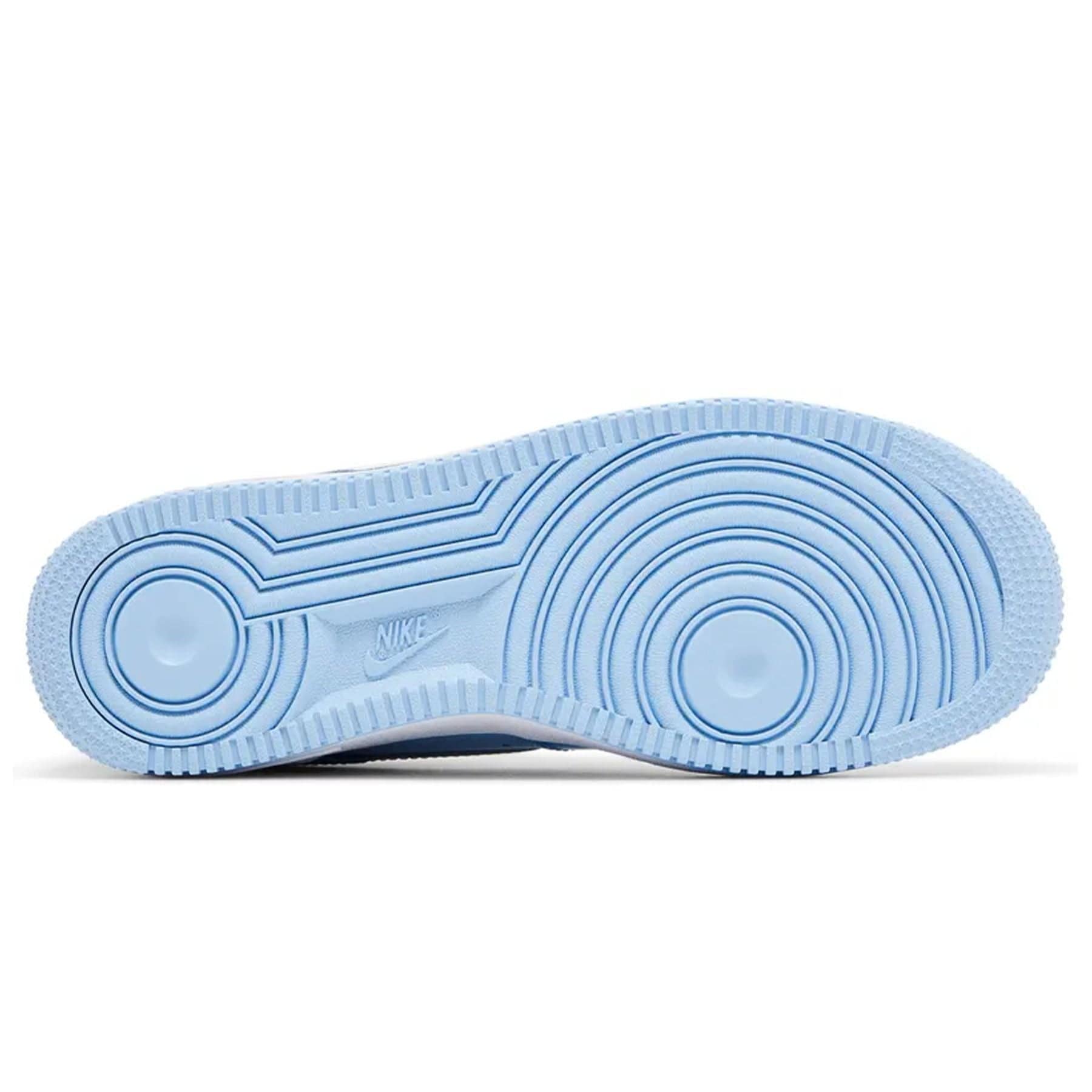 Nike Air Force 1 '07 LV8 'Psychic Blue Patent' — UK 3 | EU 35.5 | US 3.5 — Top View