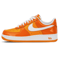 Nike Air Force 1 '07 LV8 'Safety Orange Patent' — UK 3 | EU 35.5 | US 3.5 — Front View