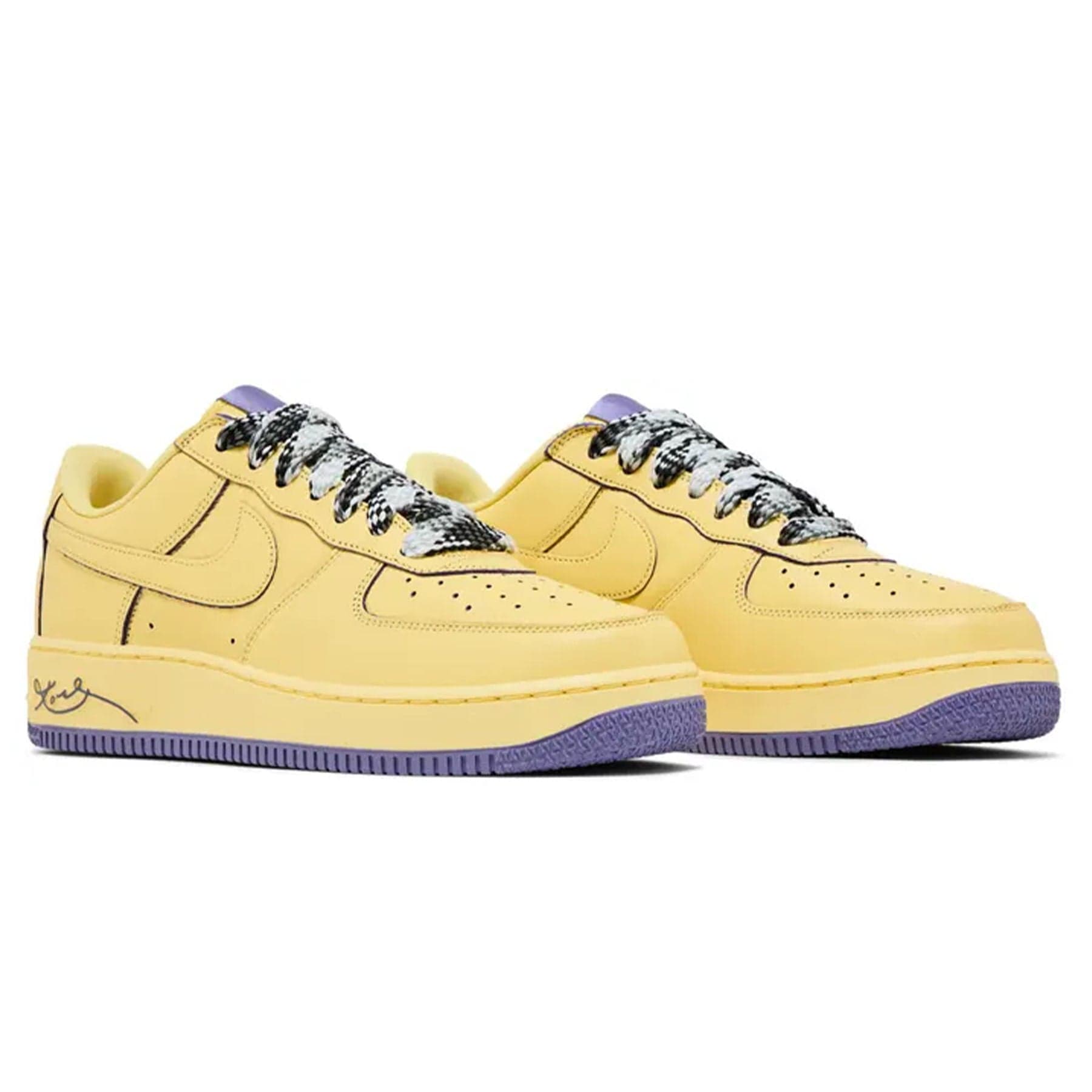 Kobe Bryant x Nike Air Force 1 Low Protro 'Mamba Mentality' — UK 3 | EU 35.5 | US 3.5 — Back View
