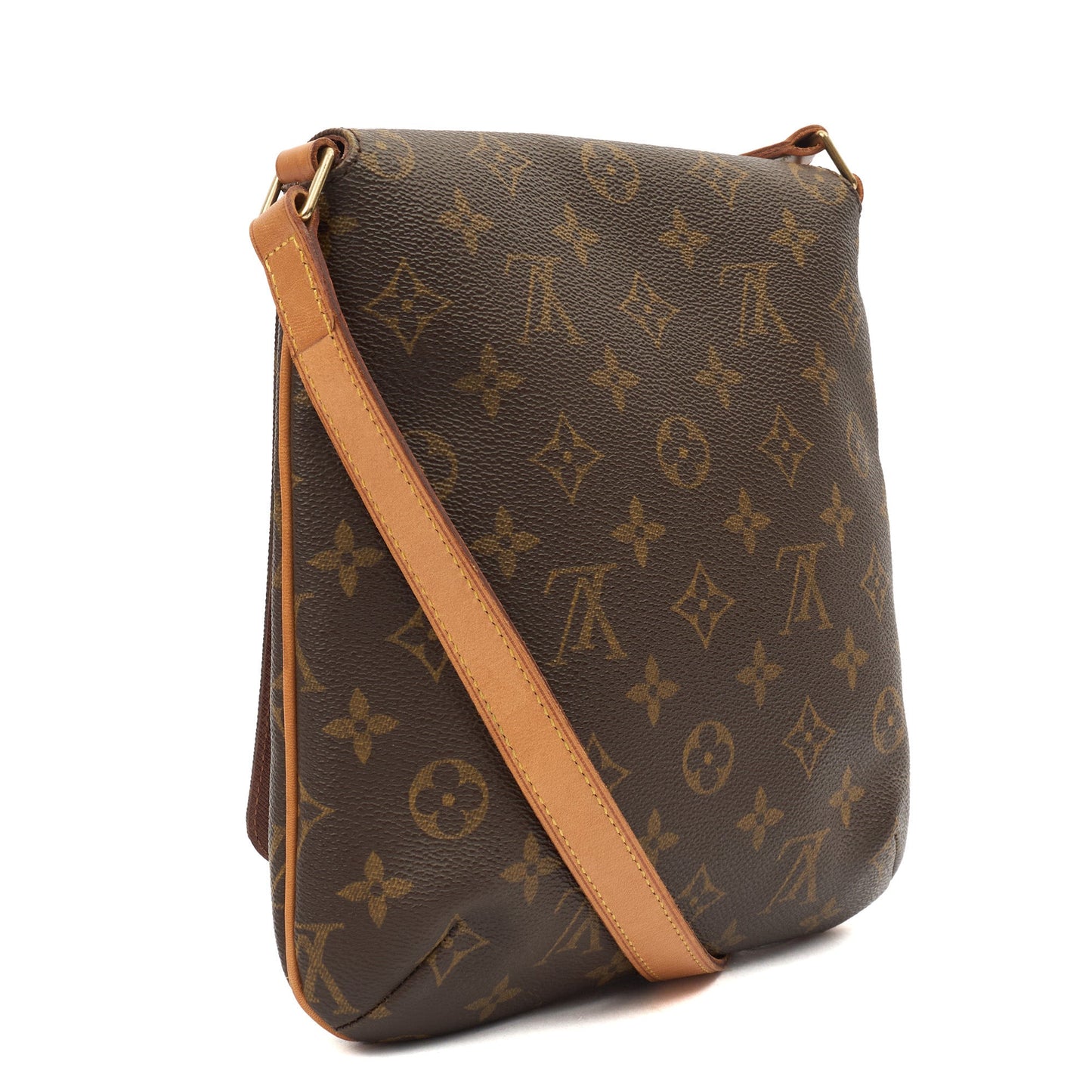 Louis Vuitton Cross Body Musette Salsa PM in Monogram, Canvas — Back View