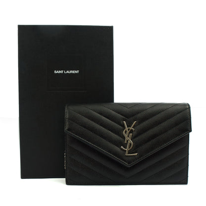 Saint Laurent Cross Body Kate Small in Black, Calfskin Leather — Lifestyle View