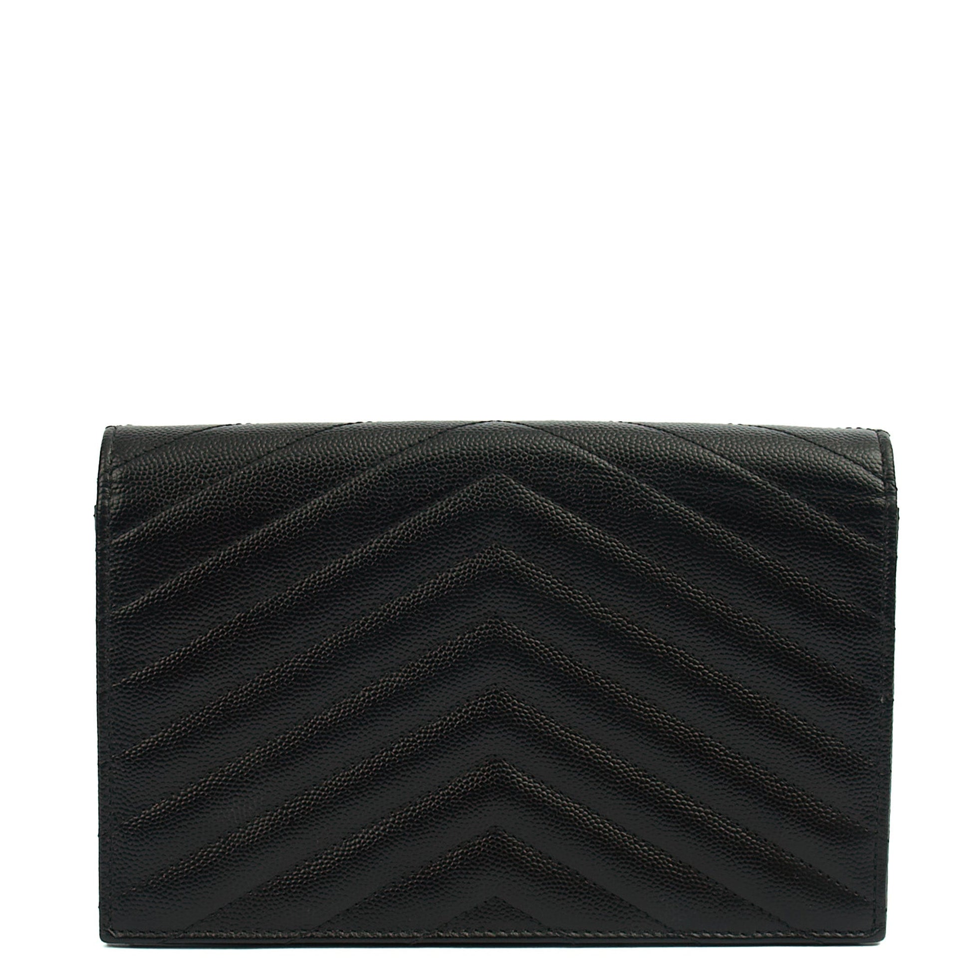 Saint Laurent Cross Body Kate Small in Black, Calfskin Leather — Back View
