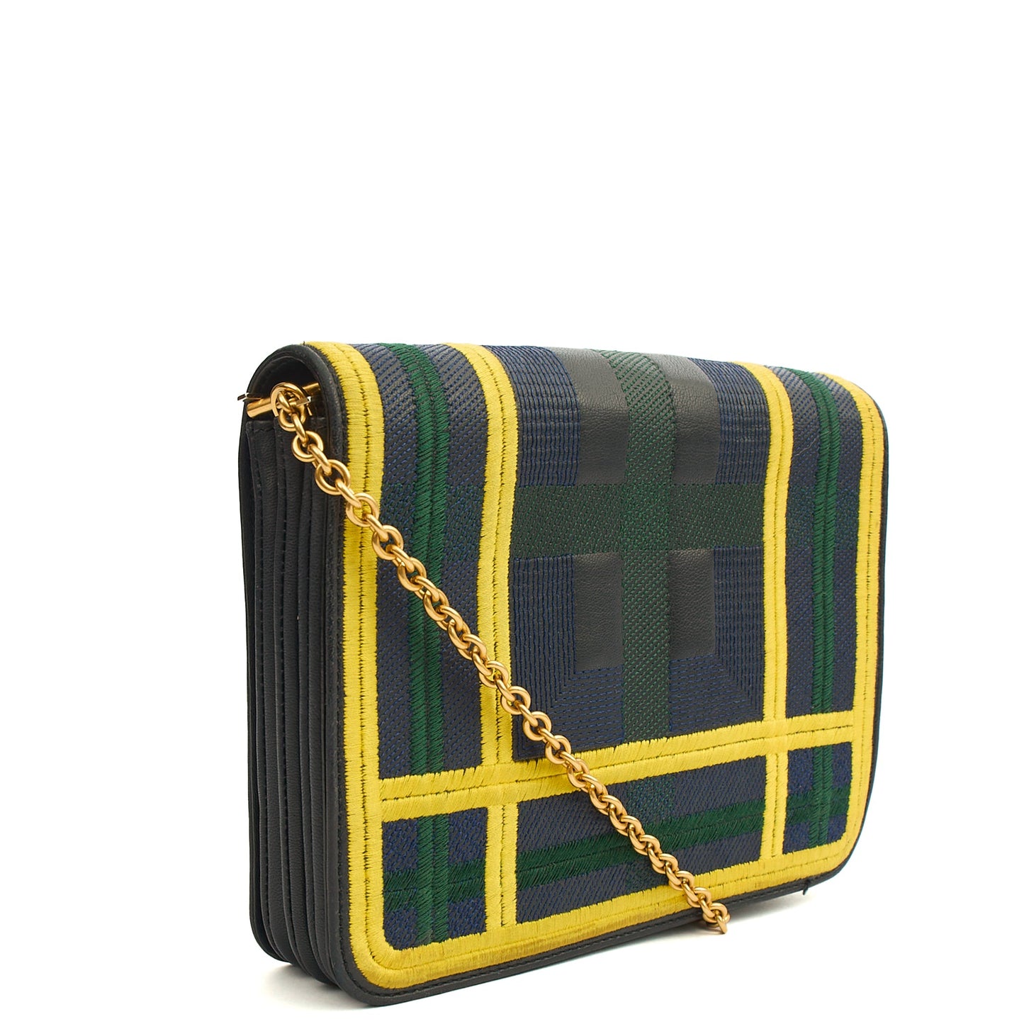 Mulberry Cross Body Clifton in Blue, Leather — Side View