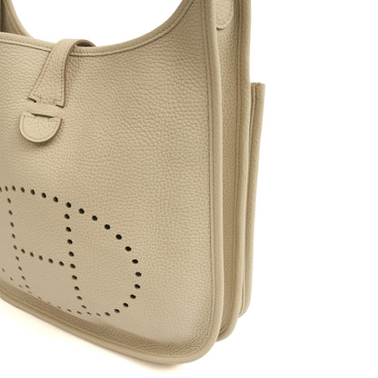 Hermes Cross Body Evelyne 29 in Beton, Leather — Alternate View 10