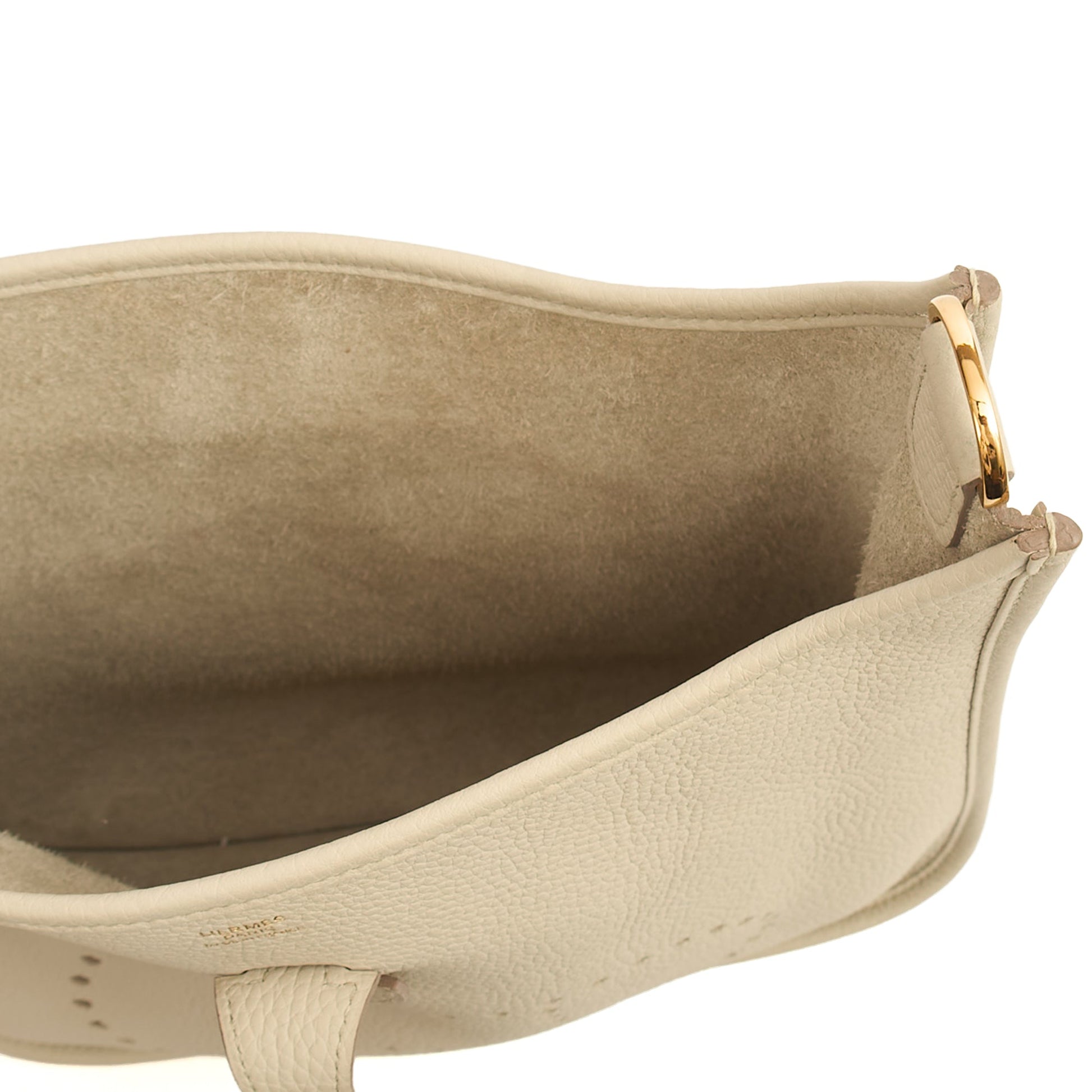 Hermes Cross Body Evelyne 29 in Beton, Leather — Alternate View 12