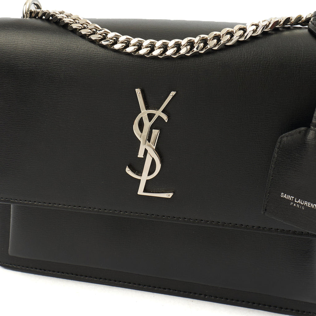 Saint Laurent Cross Body Sunset - Small in Black, Leather — Alternate View 7