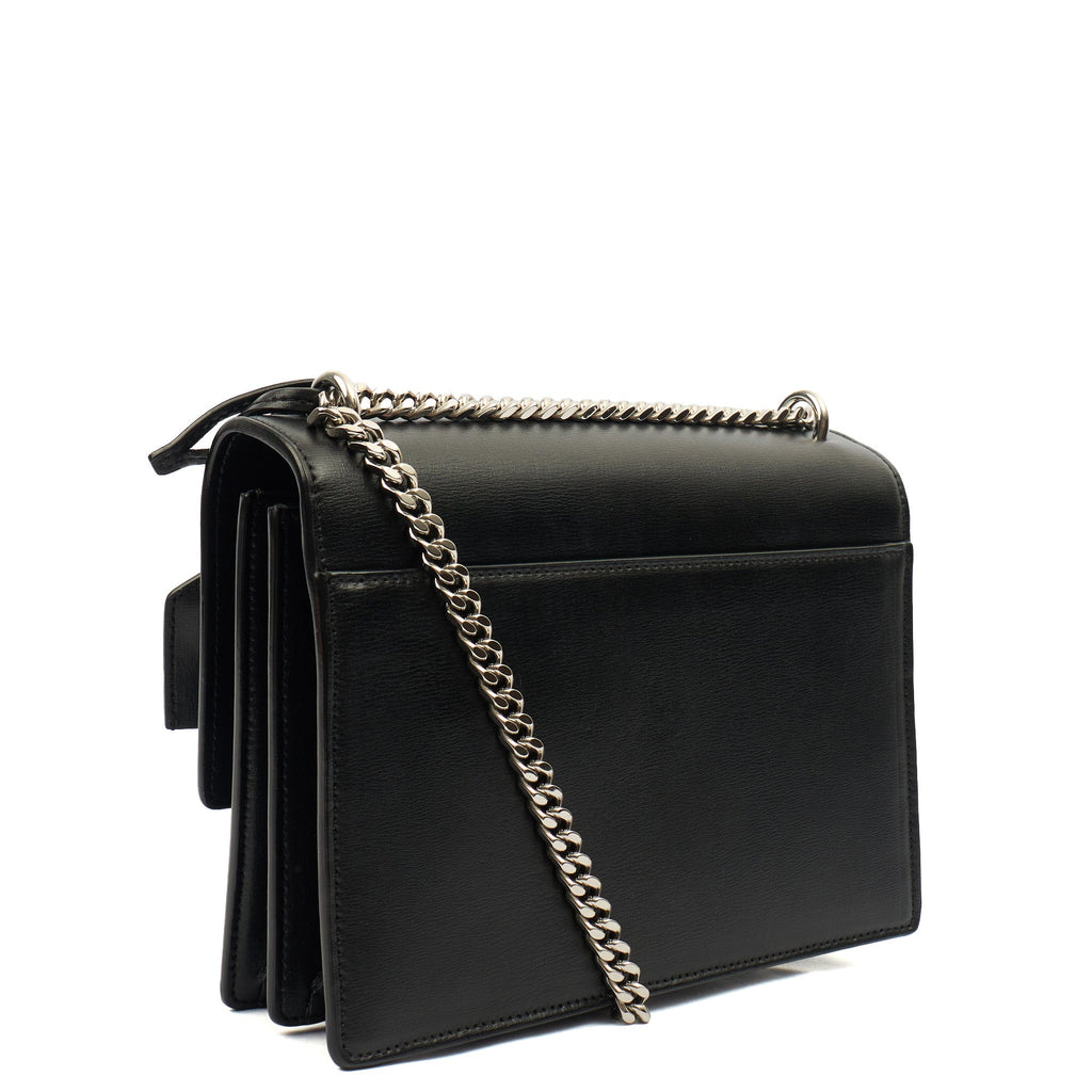 Saint Laurent Cross Body Sunset - Small in Black, Leather — Back View